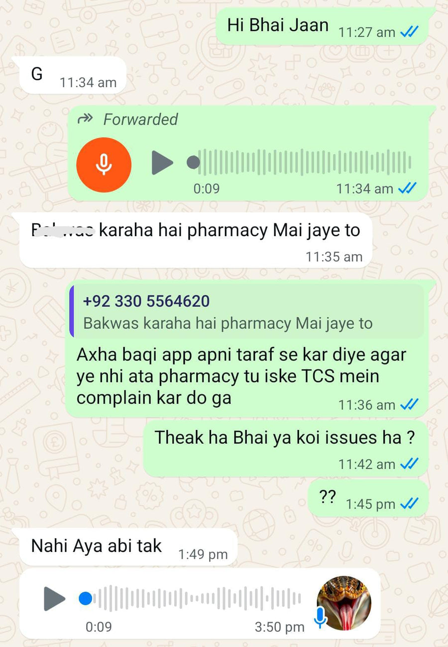 Customer review screenshot