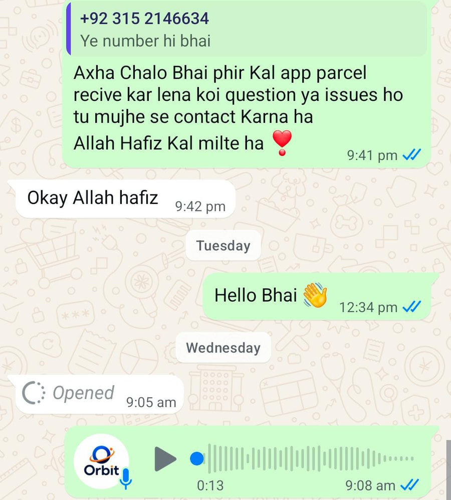 Customer review screenshot